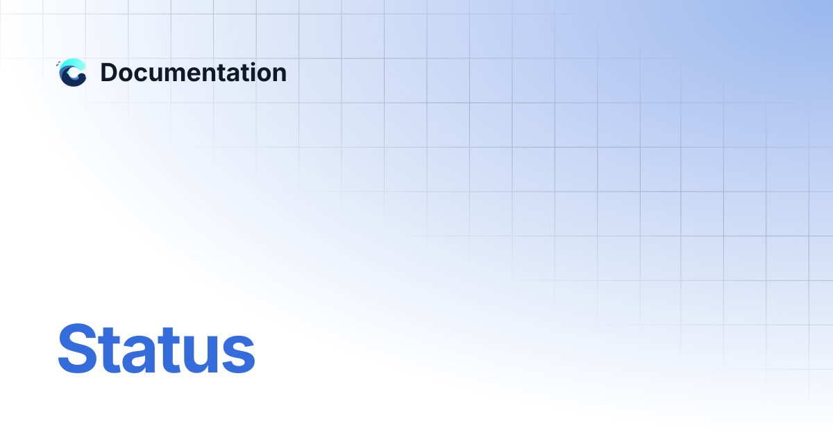 Status | Documentation